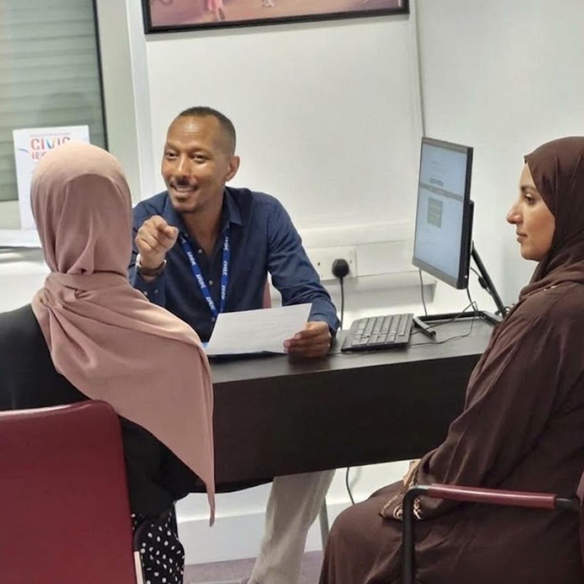 One-on-one community health advocacy consultation